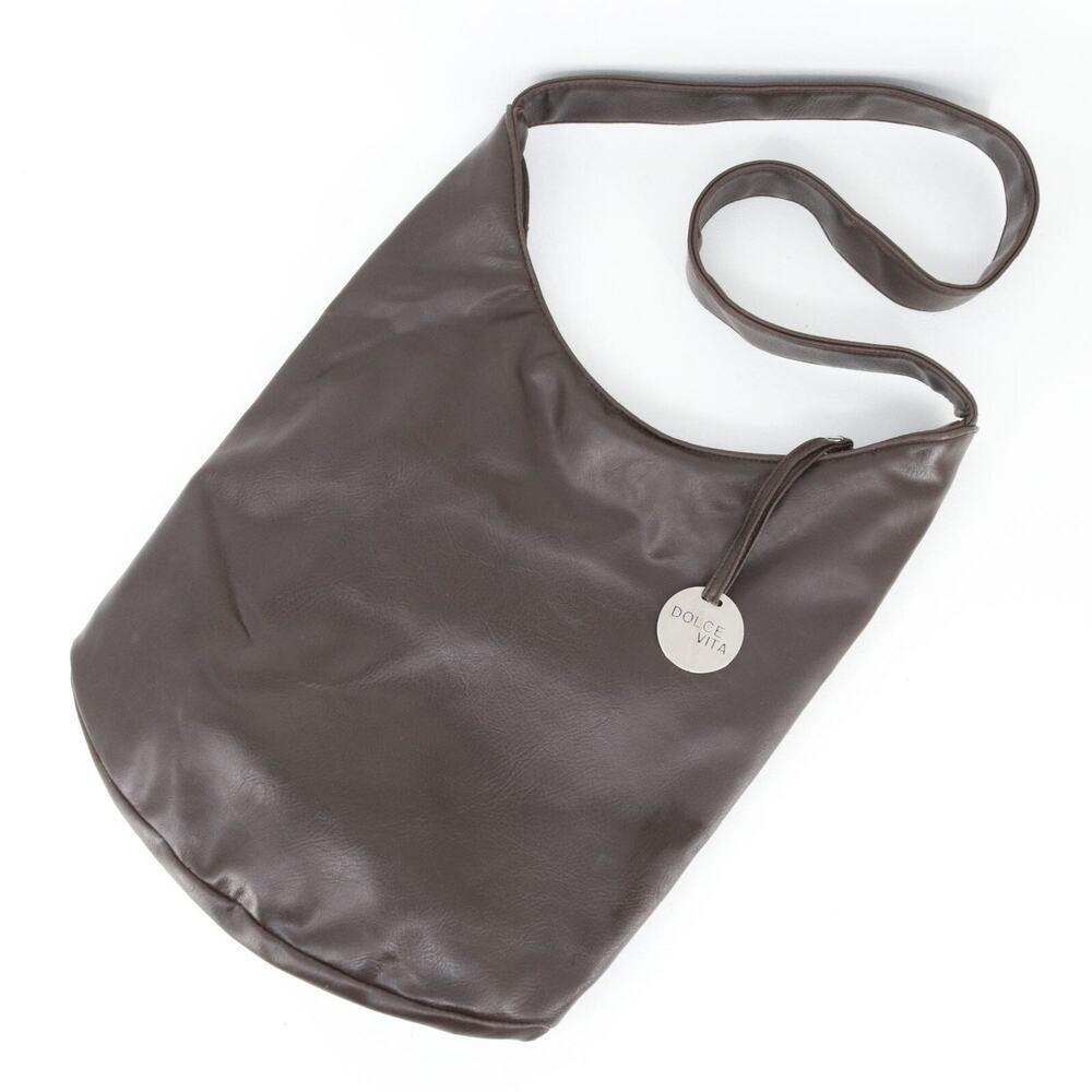Jackson Handbag Women Large Brown PVC Hobo Lined Purse Shoulder Bag